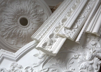 Stucco molding is an excellent decor element