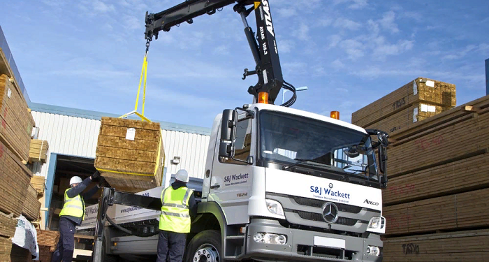 Transportation of oversized construction goods by vehicle