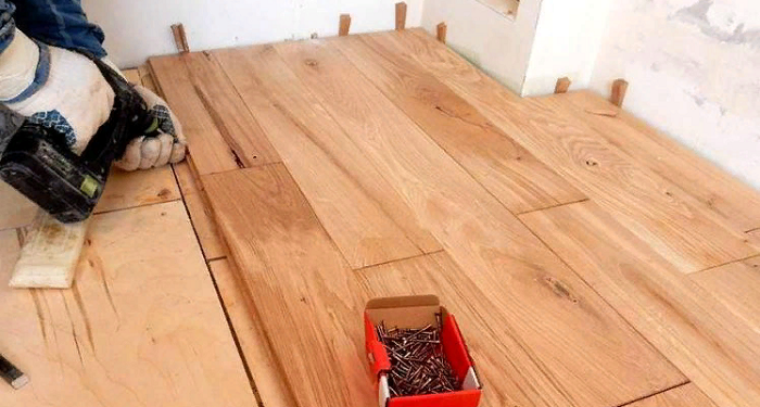 DIY massive board laying