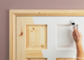 Proper painting of wooden doors