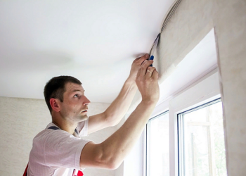 Stretch ceiling installation procedure