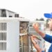 Professional services for repair of heating, ventilation, air conditioning systems